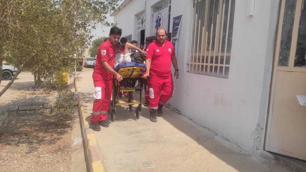 بهره مندی زائران از خدمات طرح امداد و نجات هلال‌احمر خوزستان در اربعین حسینی