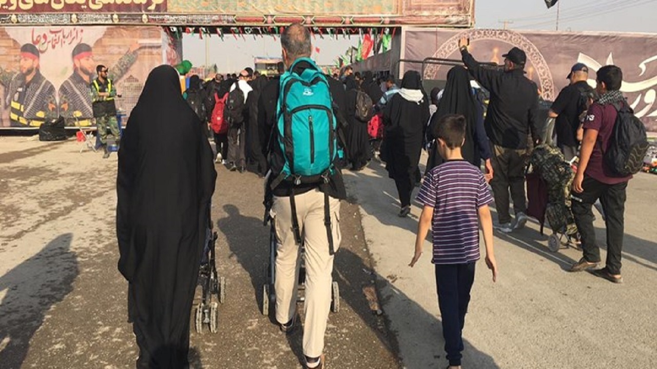 لحظه های قابل وصف از سفر خانوادگی اربعین