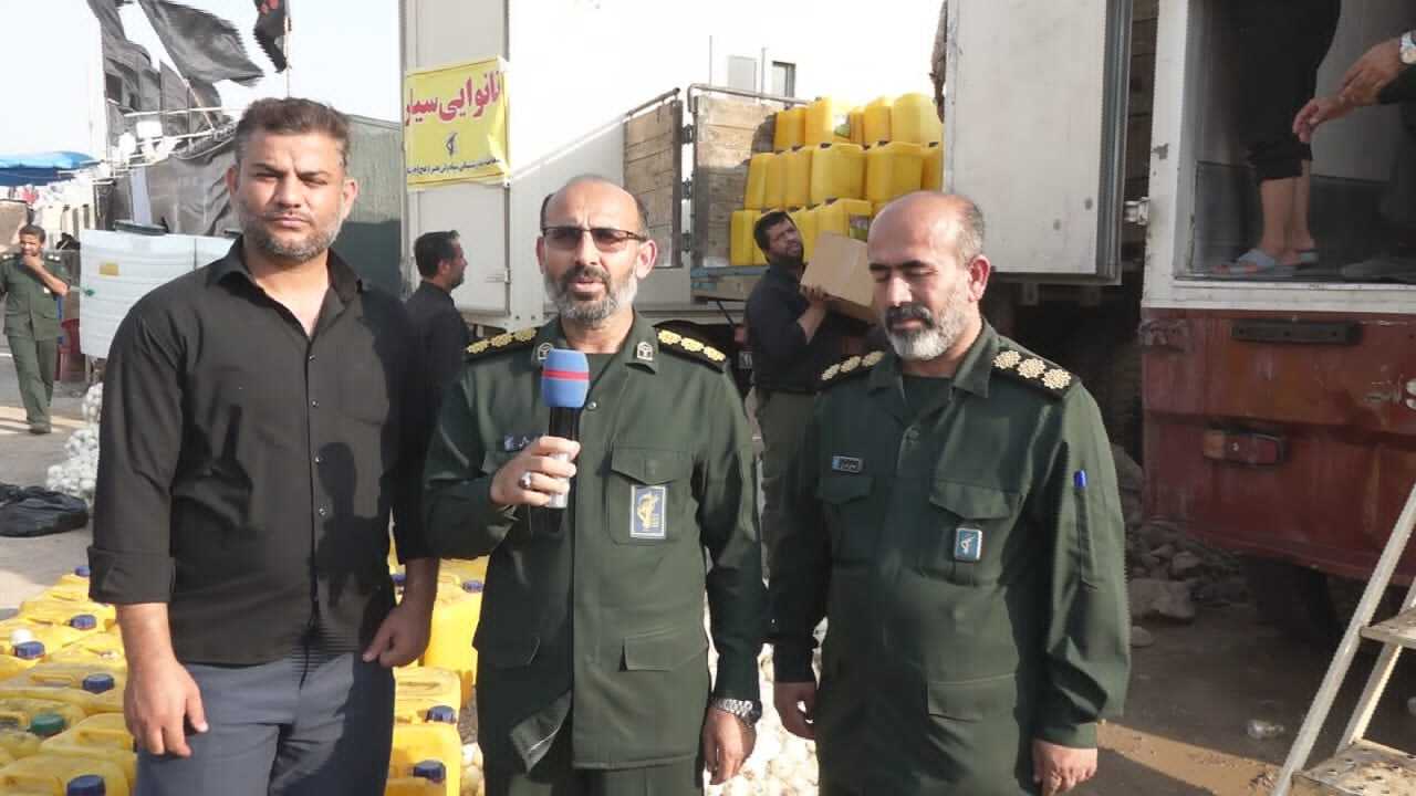 جهادگران در مواکب میزبان زائران اربعین حسینی هستند
