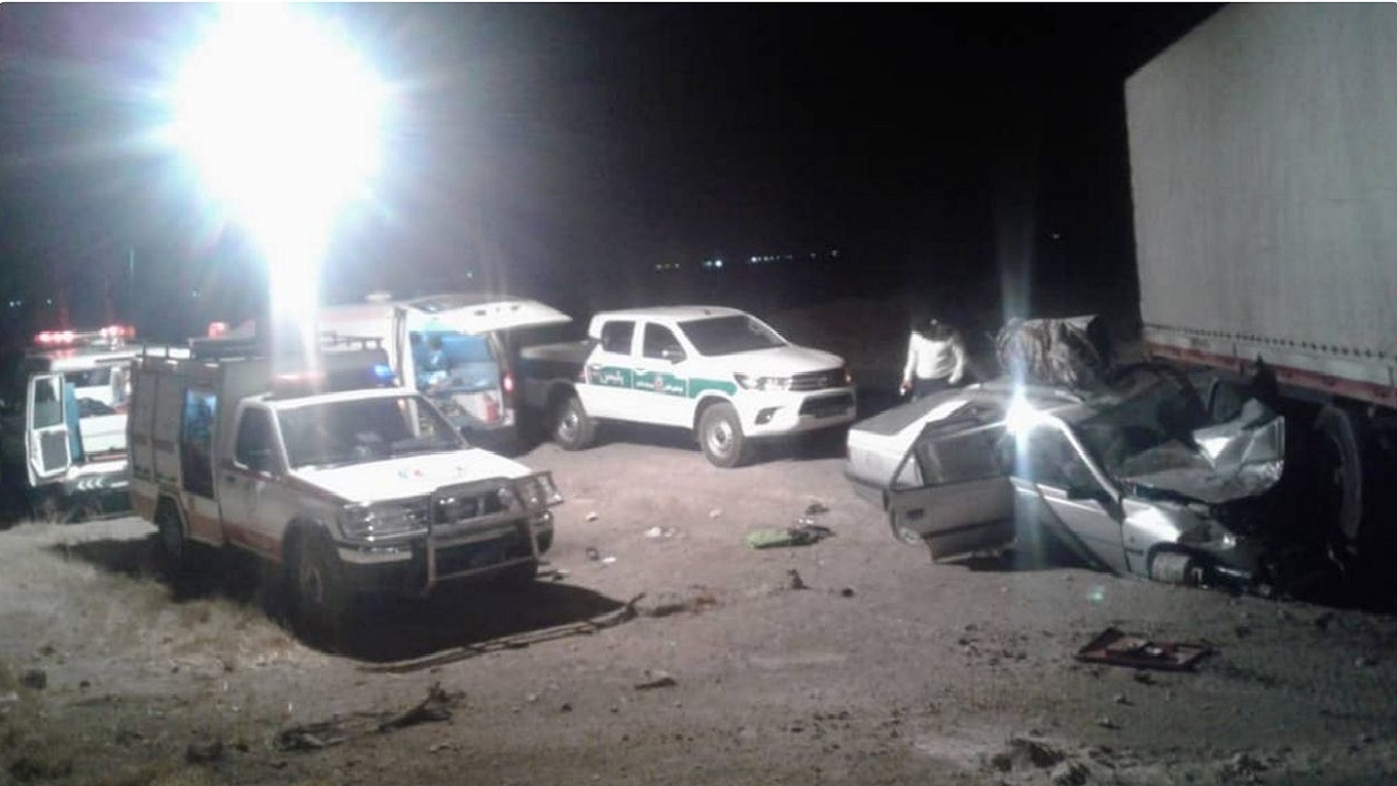 حادثه رانندگی با ۵ مصدوم در بخش ضیاء آباد