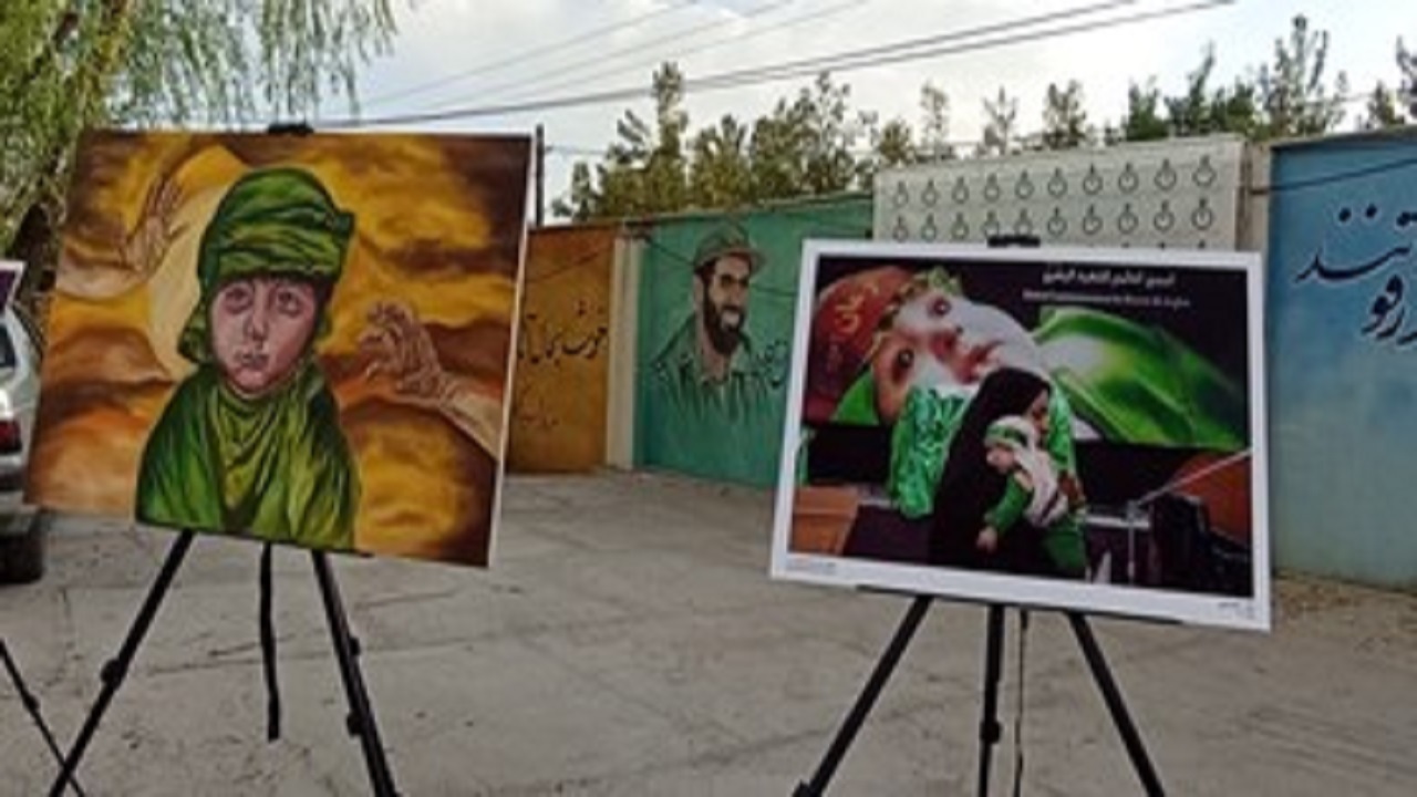 هنرواره مسیر حسینی در ایستگاه پایانی