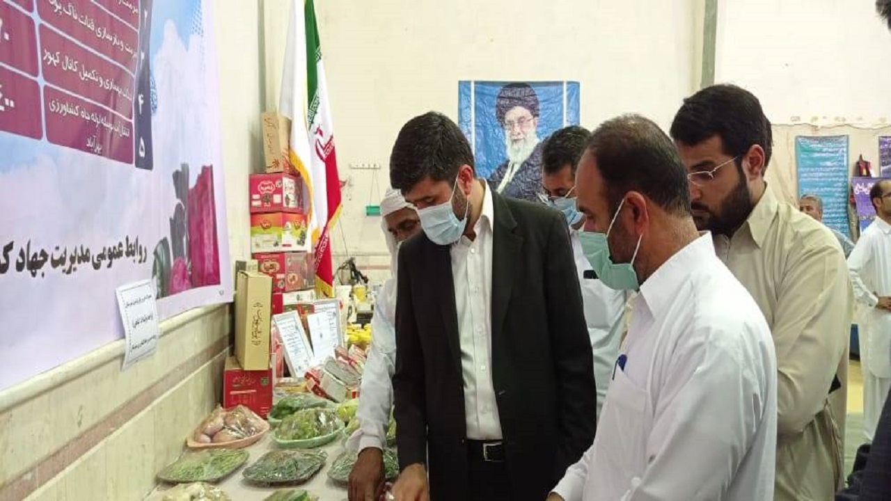 نمایشگاه دولت مردمی شهرستان مهرستان افتتاح شد