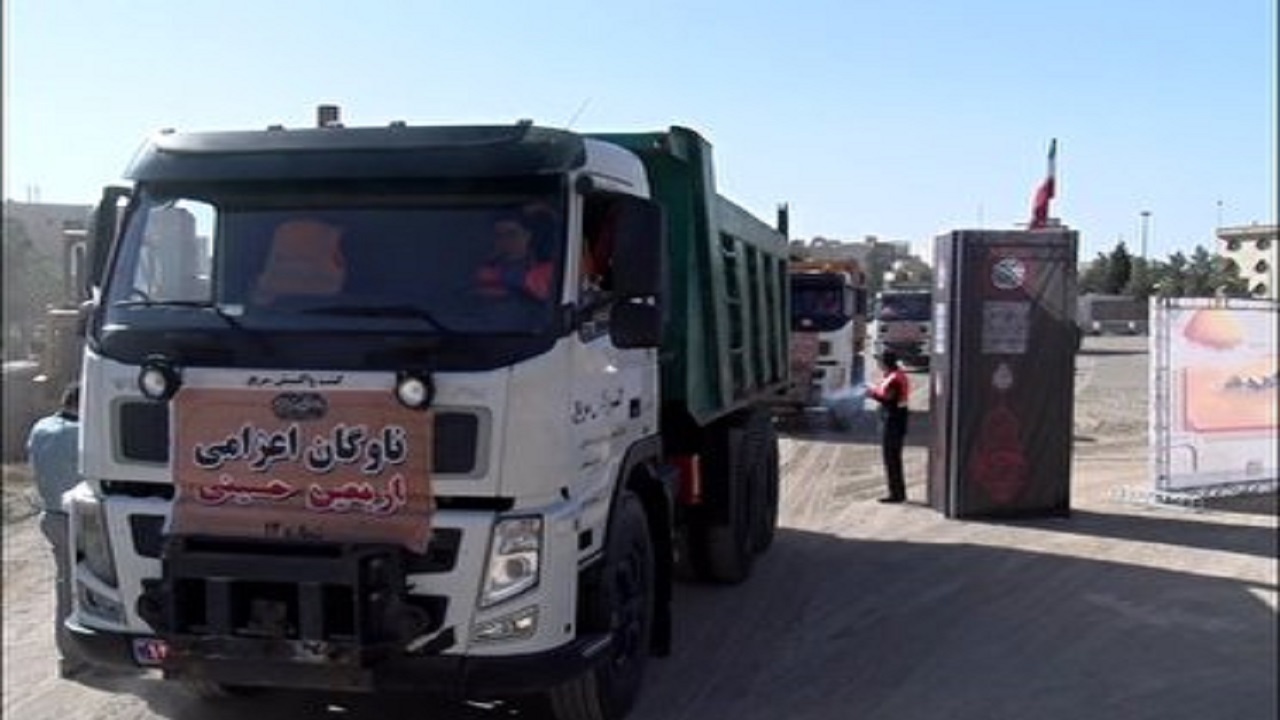 اعزام ناوگان حمل و نقل از استان سمنان به ایلام