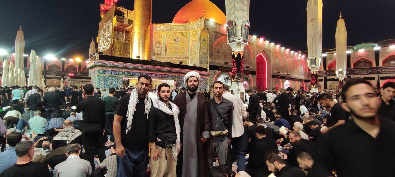 زائران اربعین حسینی مهمان حرم امام علی (ع) شدند + تصاویر