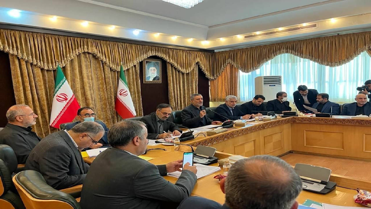 نشست تعیین تکلیف طرح راه آهن رشت_کاسپین در تهران