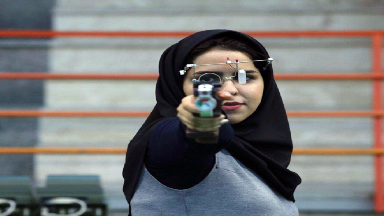 حضور بانوی ملی پوش همدانی در رقابت های تیراندازی مصر