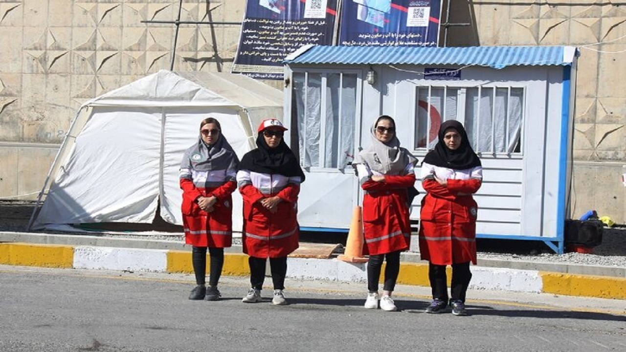۲۳ پایگاه امداد و نجات هلال احمر به زائران اربعین مسیر تمرچین خدمات رسانی می‌کنند