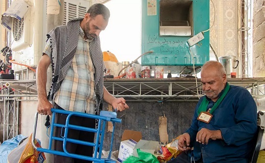 تعمیر رایگان روزانه ۶۰۰ ویلچر و کالسکه زائران اربعین در عمود ۱۰۸۰ +تصاویر