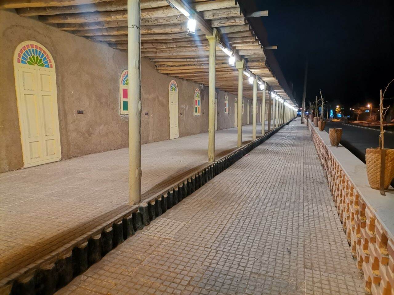 بازارچه سنتی نمایی از بازارچه سنتی دهستان نردین + تصاویر