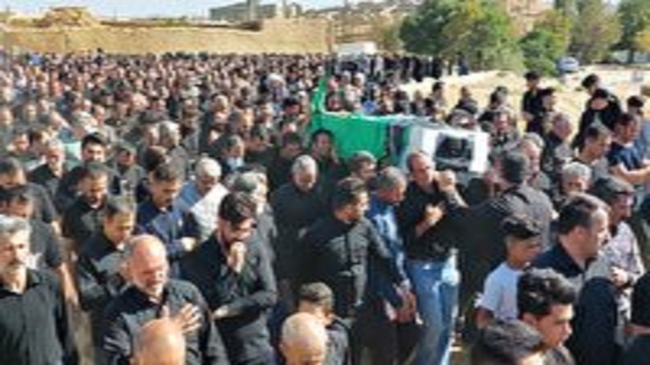 تشییع پیکر زائر کربلا در کلاته خیج