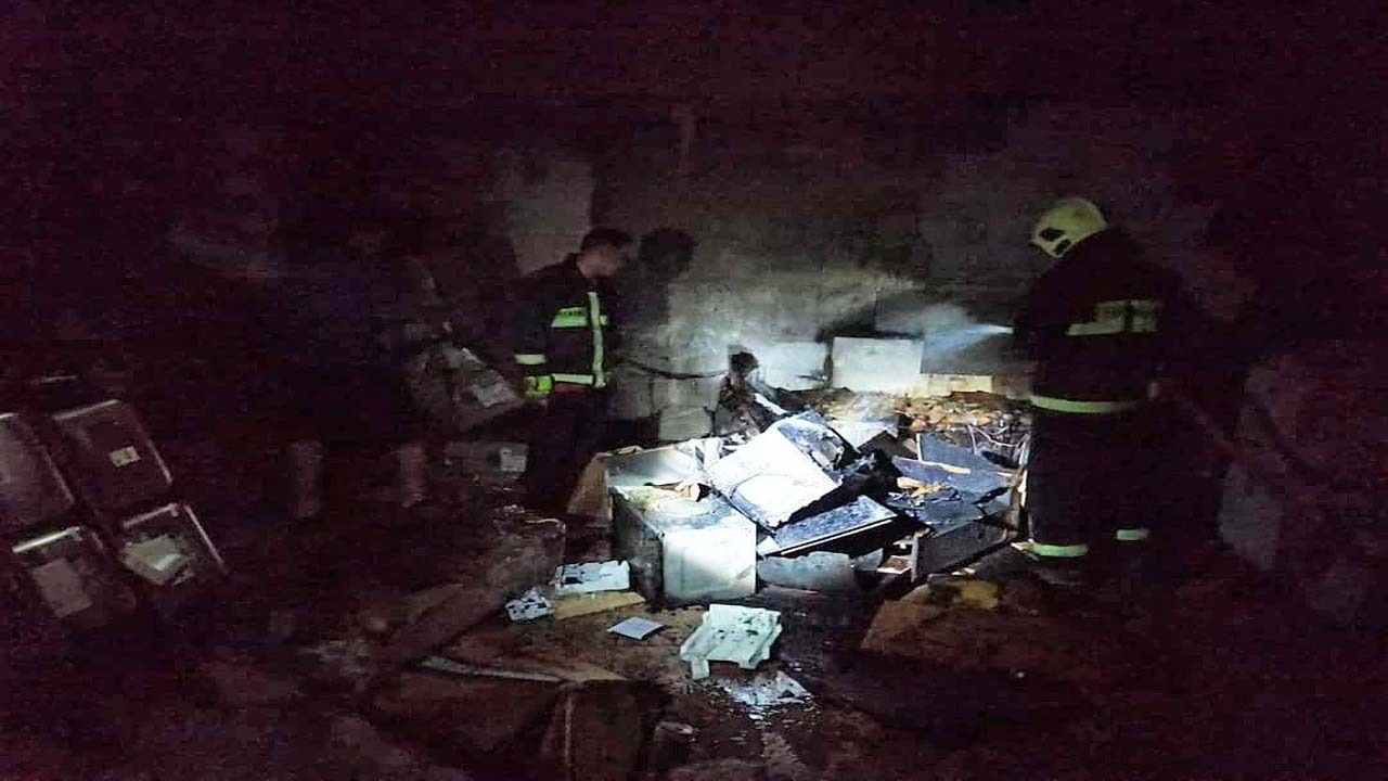 آتش‌نشان کرمانی، راهی بیمارستان شد