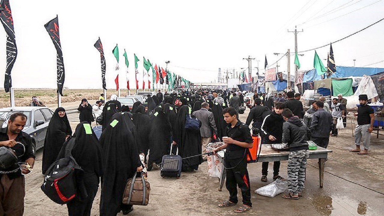 ورود ۹۱۲ هزار نفر از مرز مهران به داخل کشور