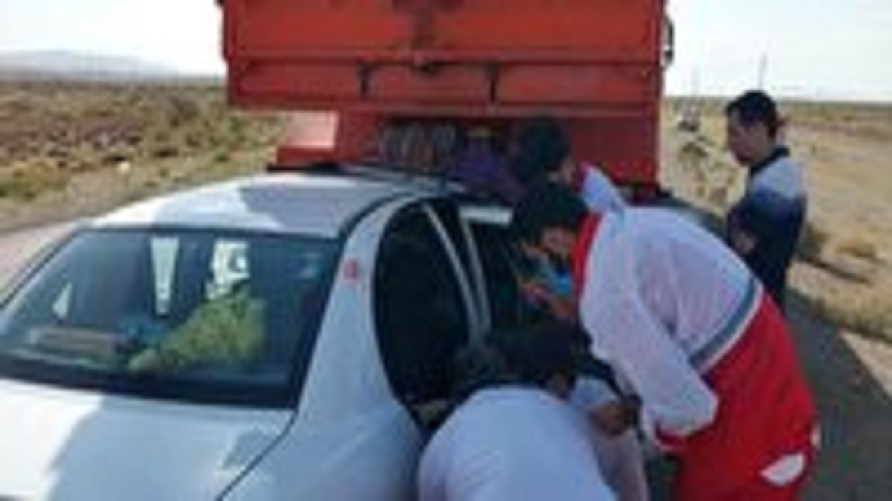 حوادث رانندگی استان سمنان با ۵ مصدوم