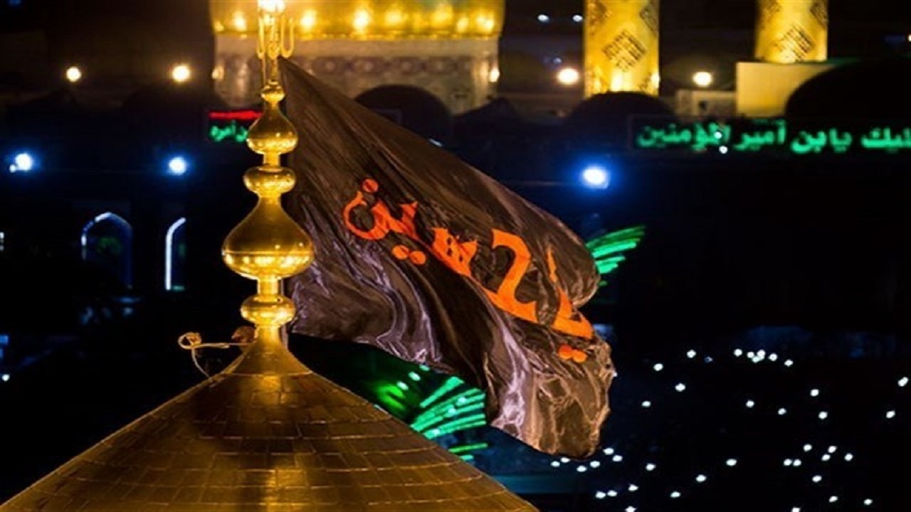 دسته عزاداری هندی‌ها در حرم سیدالشهدا (ع) + فیلم
