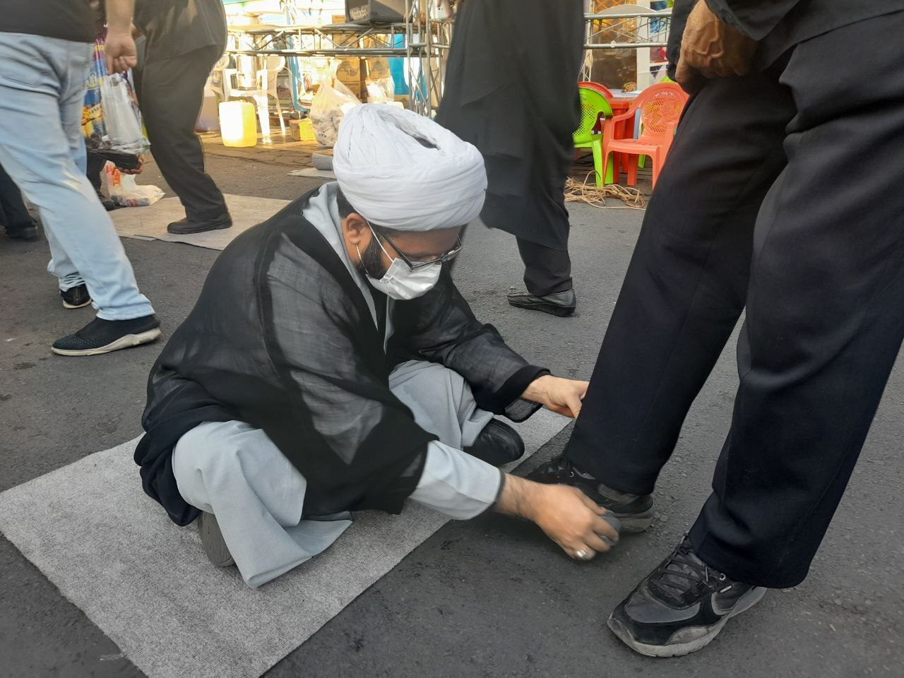آغاز مراسم پیاده روی اربعین حسینی در تهران