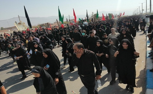مراسم پیاده روی اربعین حسینی در کرمان