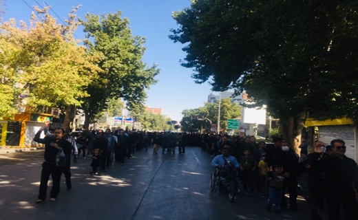 راهپیمایی اربعین حسینی در بجنورد