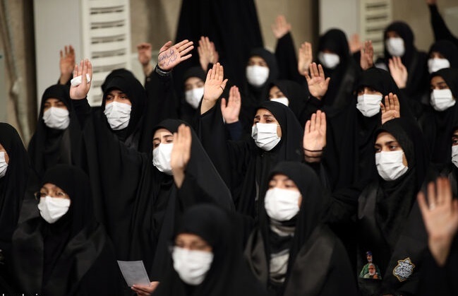 مراسم عزاداری اربعین با حضور دانشجویان در محضر رهبر انقلاب برگزار شد