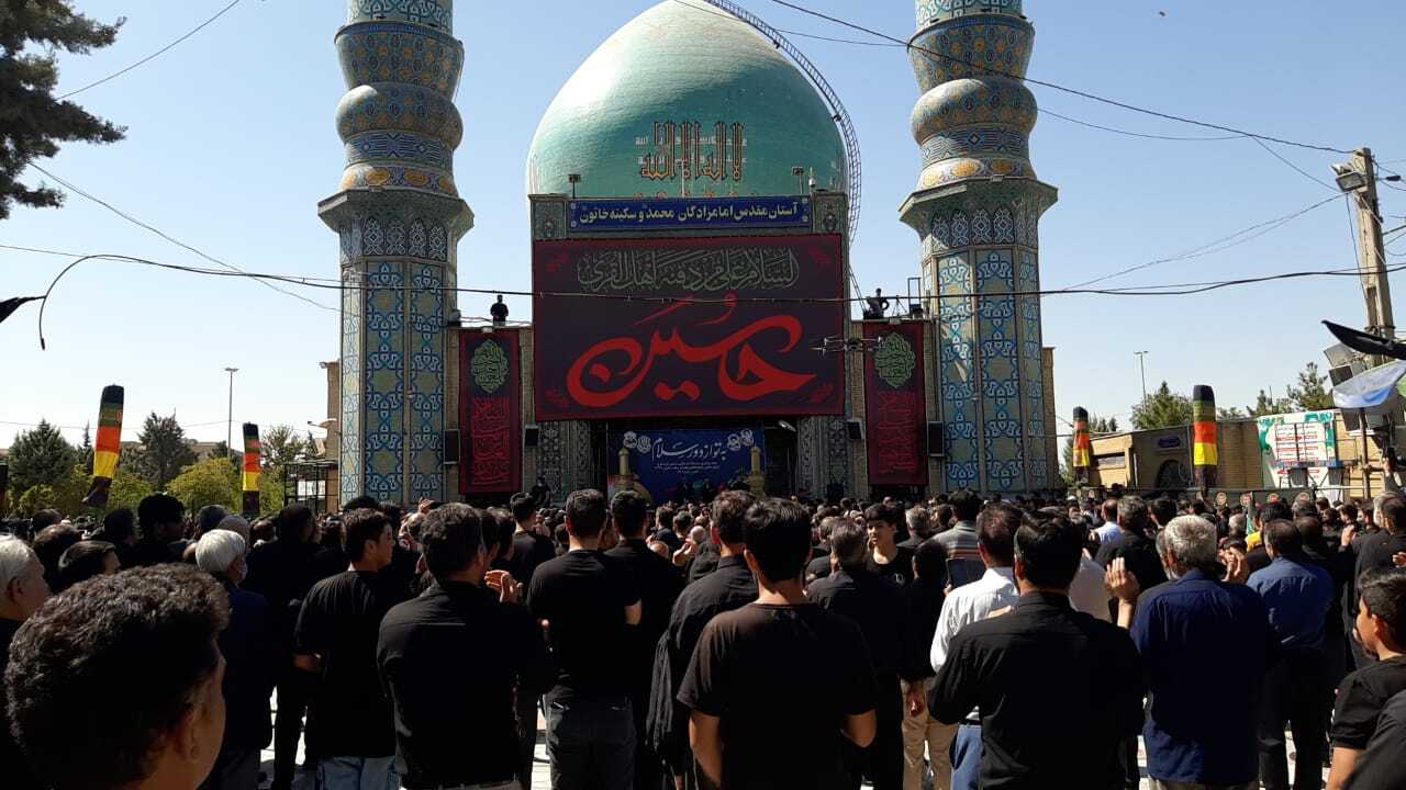 عزاداری و پیاده‌روی عزاداران اربعین حسینی در البرز+تصاویر