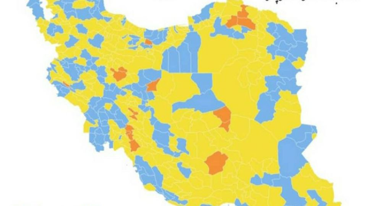 رنگ آبی به نقشه کرونایی استان یزد بازگشت