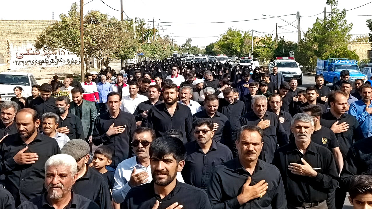 پیاده روی  اربعین حسینی در شهرستان خاتم