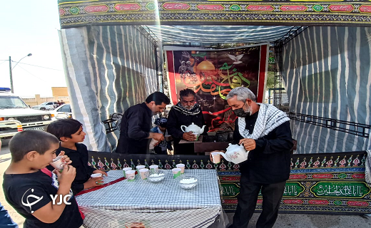 پیاده روی جاماندگان اربعین حسینی در شهرستان خاتم