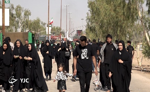 جلوه&zwnj;هایی از پیاده&zwnj;روی اربعین در بافق