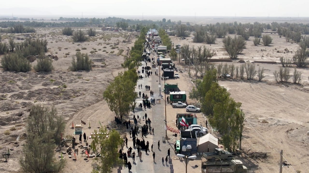 عزاداری مردم دارالشجاعه در اربعین حسینی