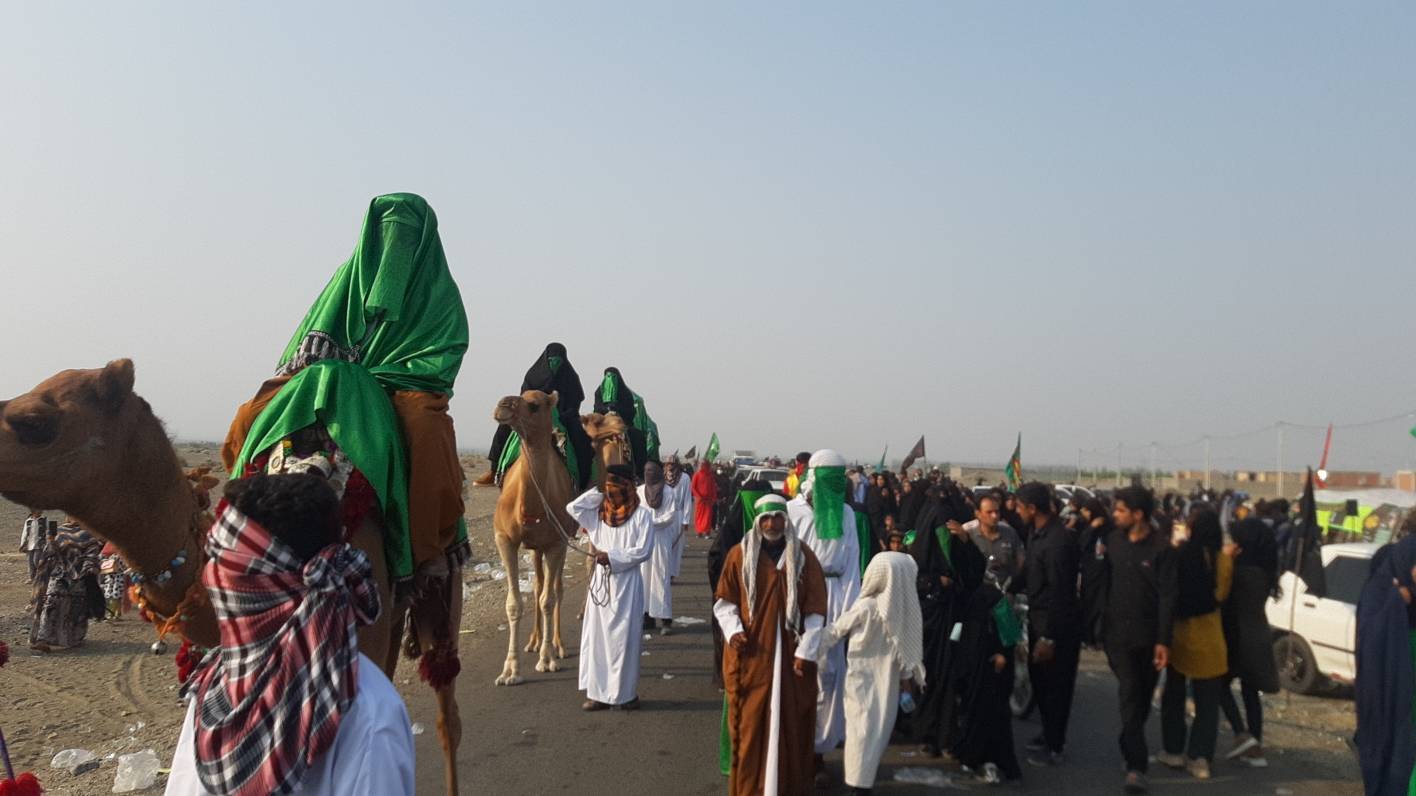 پیاده روی اربعین در منوجان برگزار شد