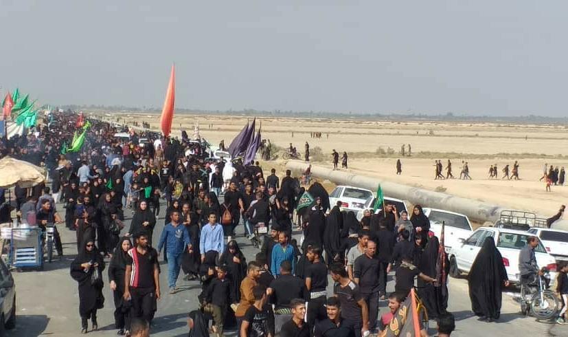 همایش پیاده روی اربعین حسینی در شادگان برگزارشد