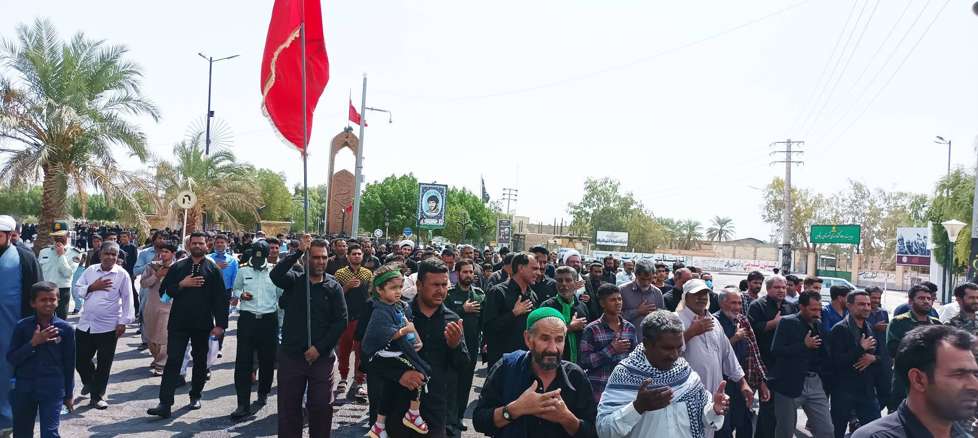 مراسم پیاده روی اربعین حسینی در کرمان