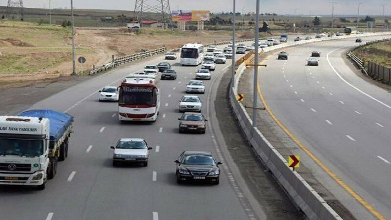 ترافیک سنگین در محور‌های مواصلاتی استان قزوین