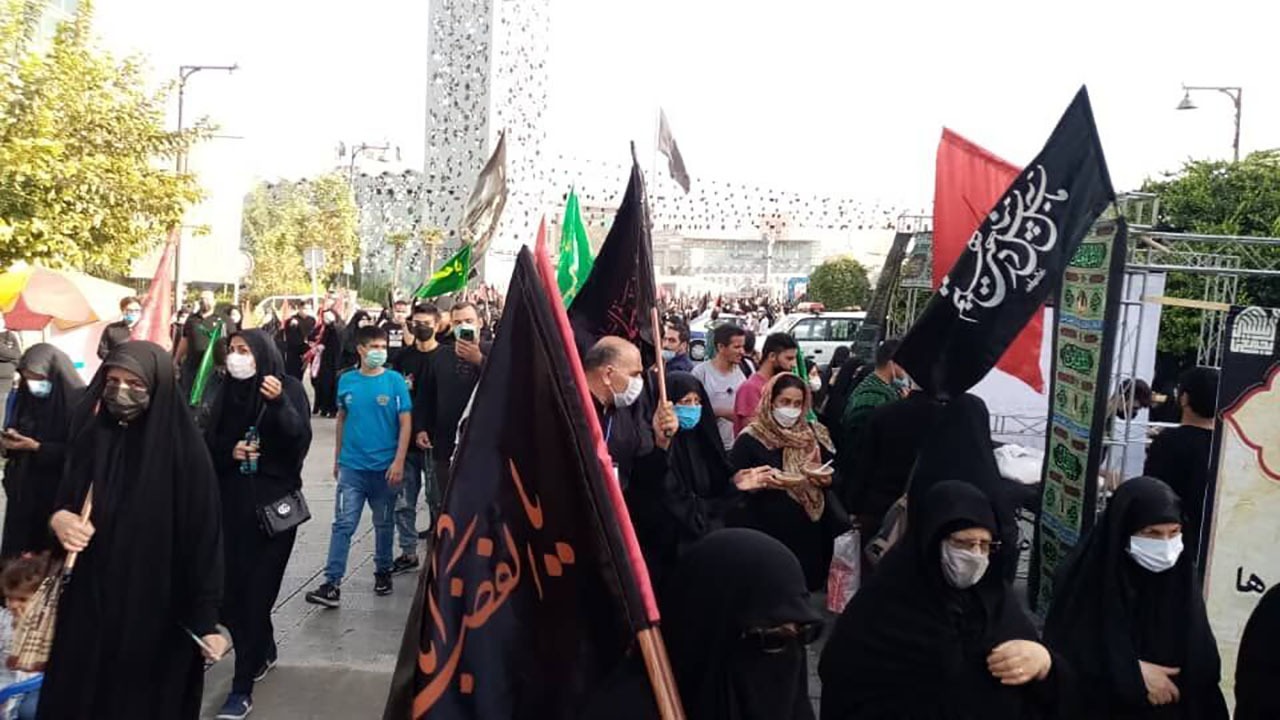 آيين پیاده روی اربعین در سراسر هرمزگان برگزار شد