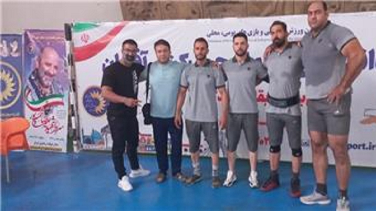 قهرمانی همدان در رقابت های چوب کشی کشور