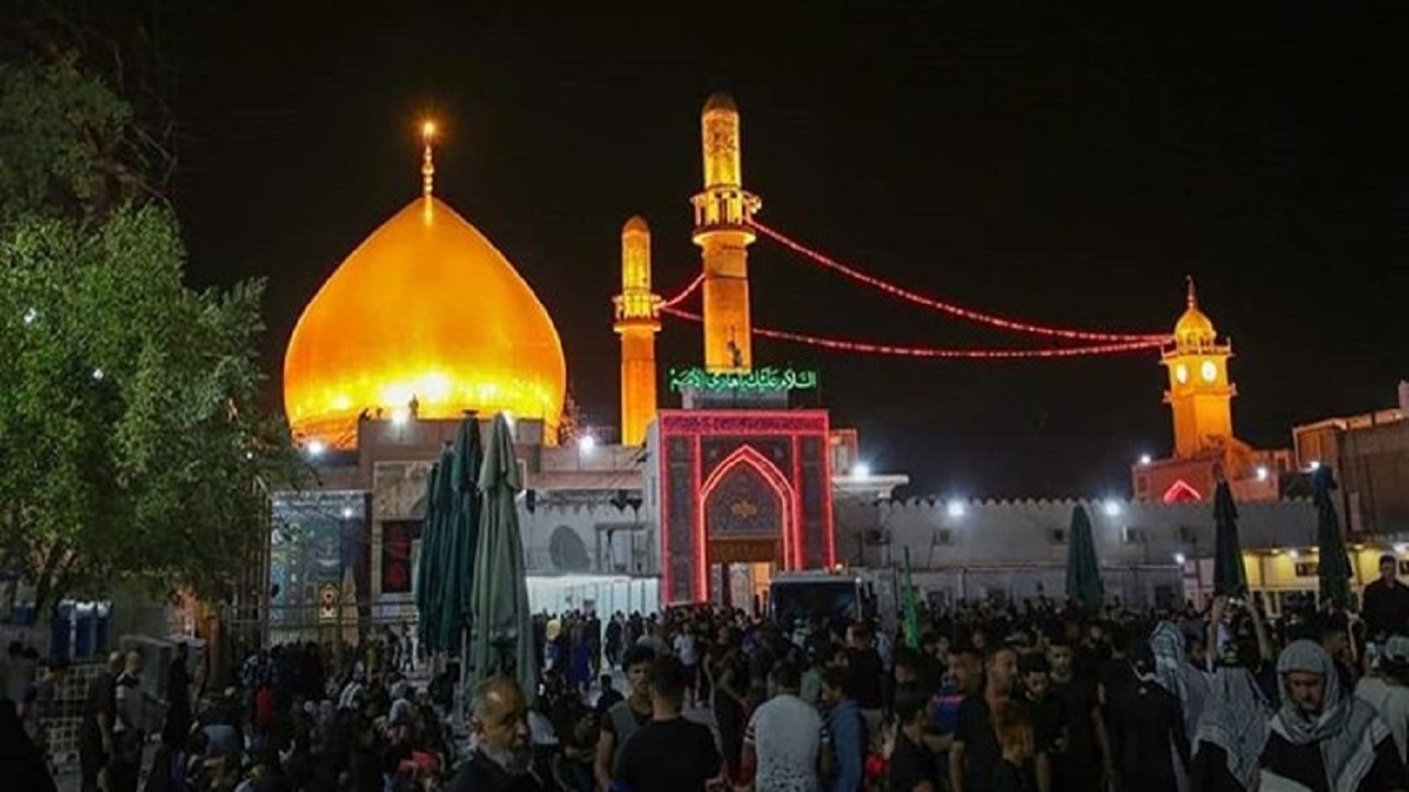 فیلمی از حضور گسترده زائران در حرم عسکریین