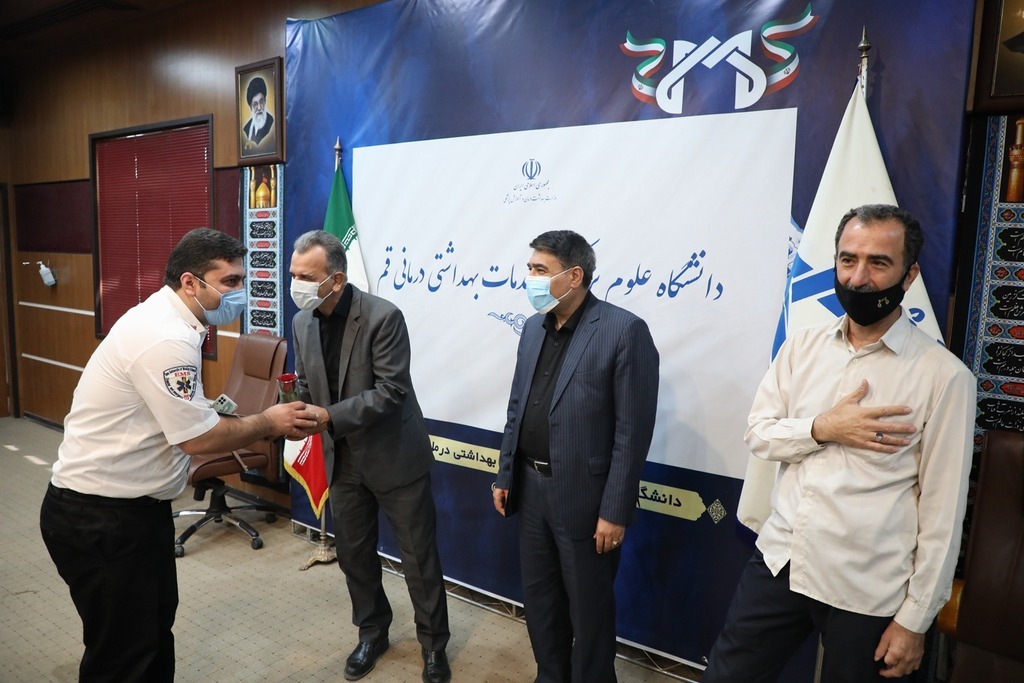 از سپیدپوشان اورژانس قم تجلیل شد