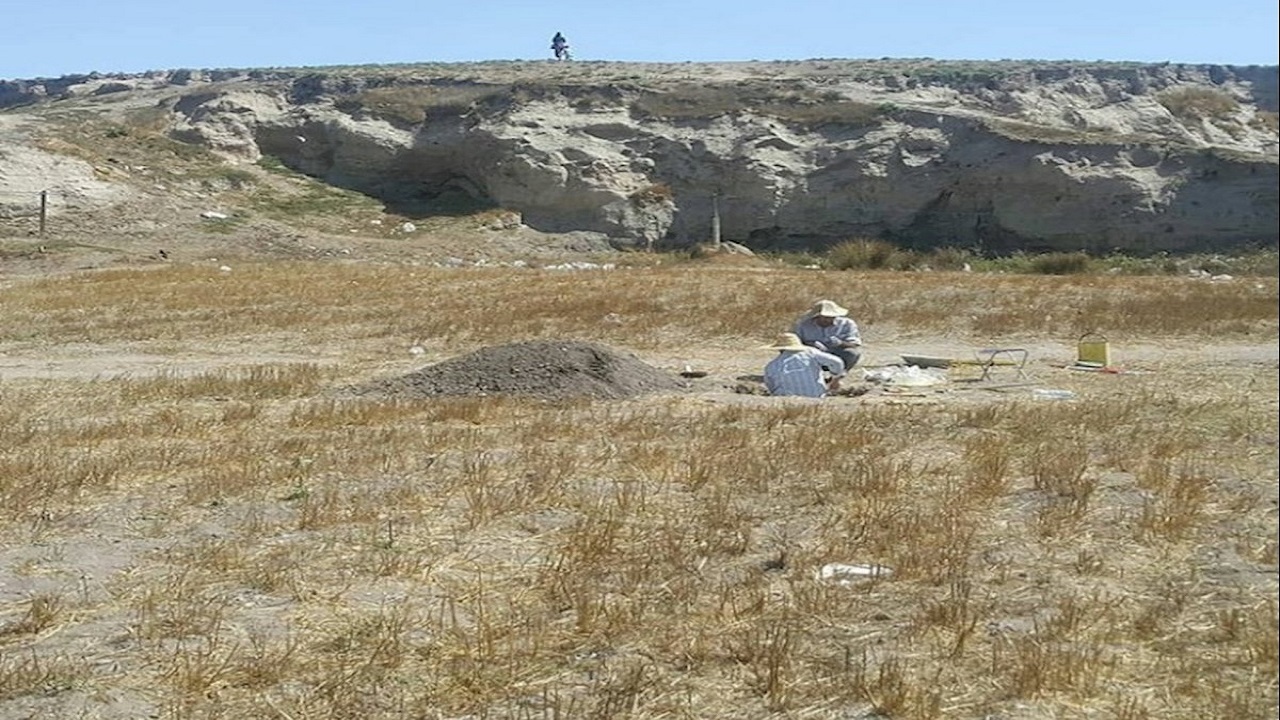 کاوش باستان‌شناسی در تپه تاریخی بریس شهرستان نمین