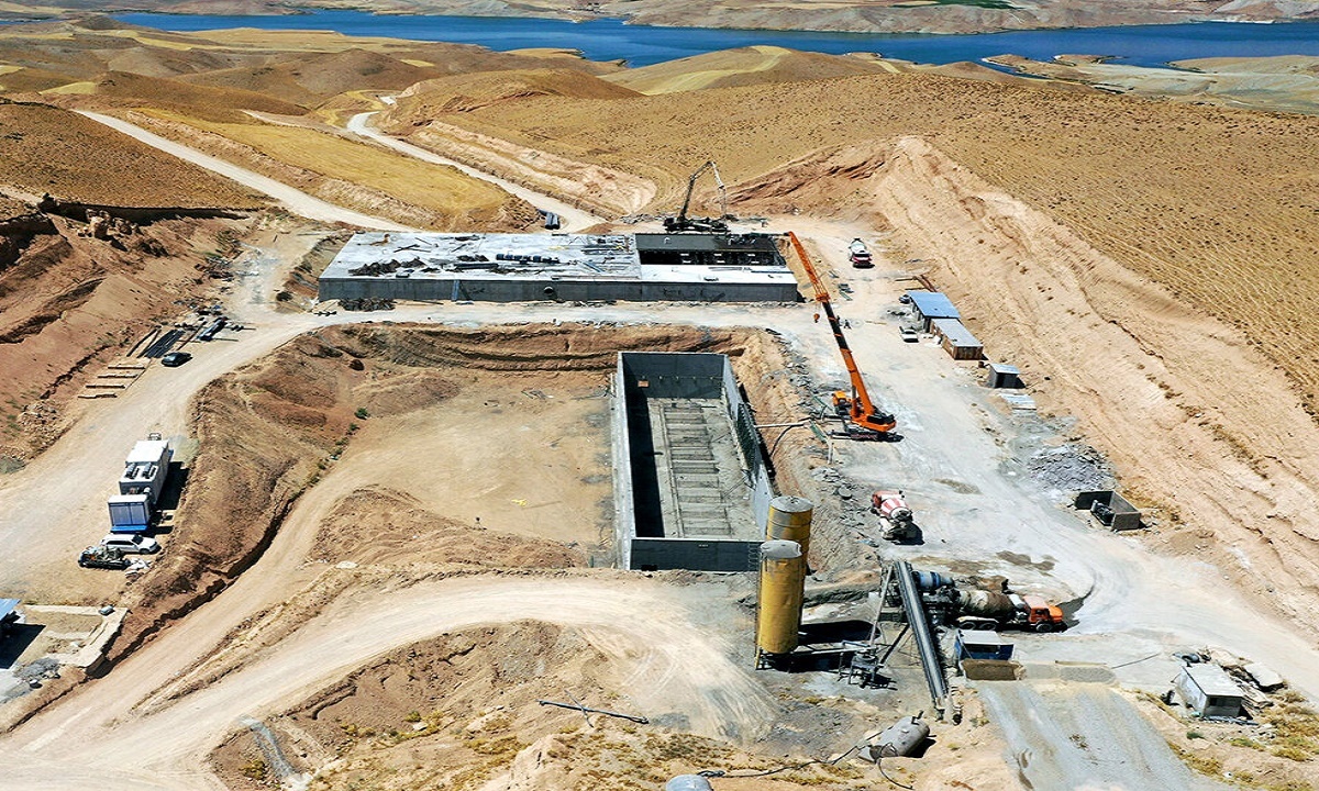 آبگیری مخزن شماره ۲ طرح  آبرسانی به همدان