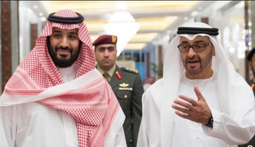 محمد بن زاید و محمد بن سلمان امارات و عربستان