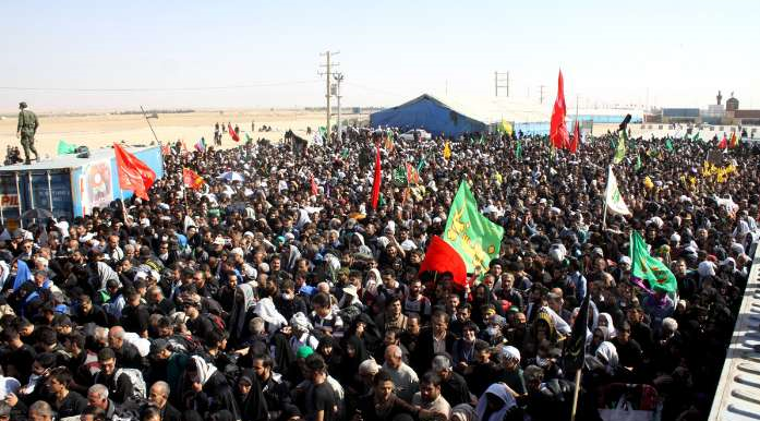زائران پیاده روی اربعین