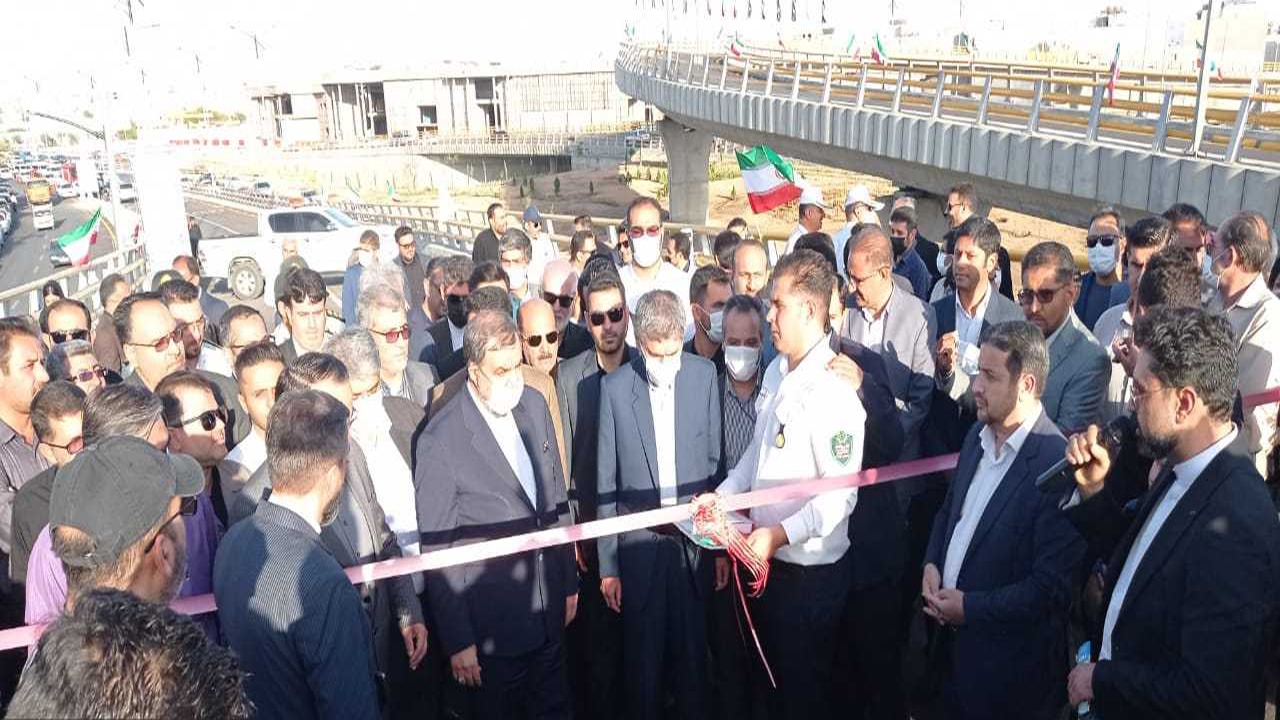 افتتاح تقاطع بزرگ چندسطحی شهدای سلامت در شیراز + تصویر