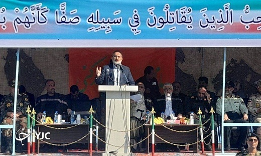 برگزاری رژه نیروهای مسلح گلستان به مناسبت آغاز هفته دفاع مقدس
