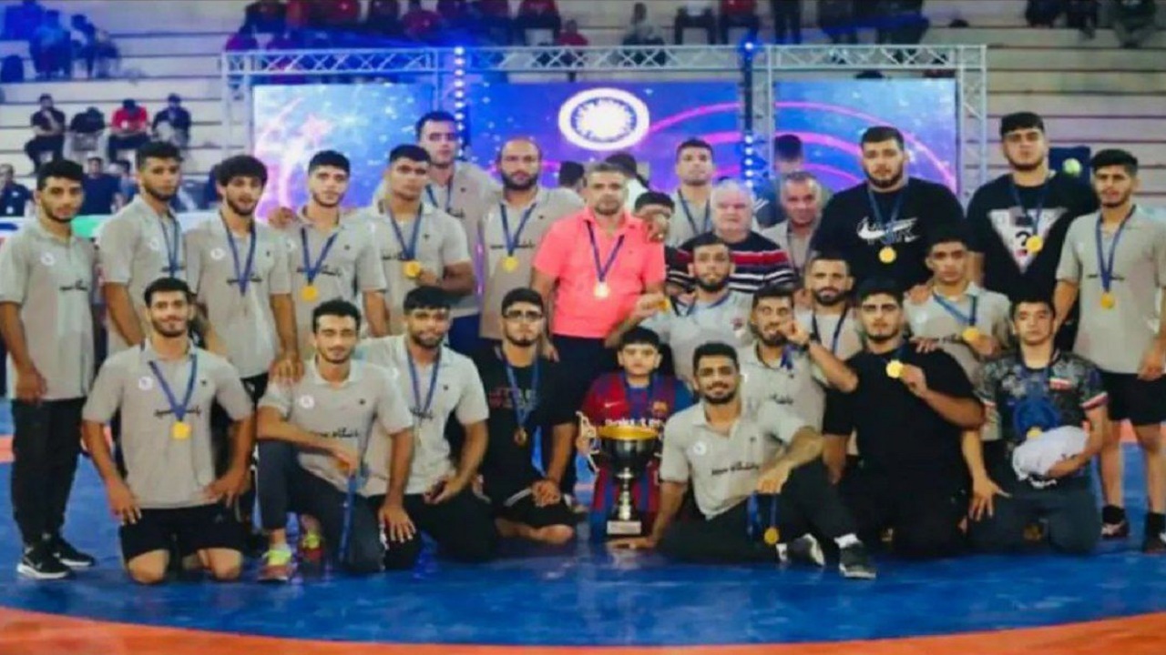 سید بابل قهرمان لیگ یک کشتی فرنگی کشور شد