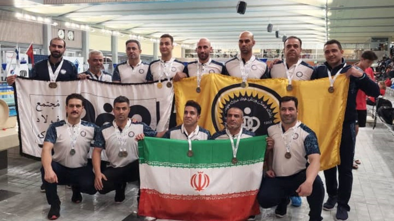 کسب ۱۹ مدال رنگارنگ در مسابقات جهانی شنای کارگری توسط کارگران فولاد مبارکه