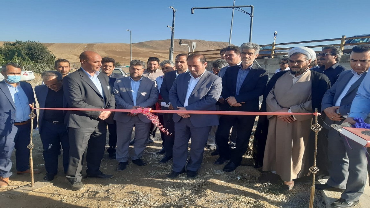 افتتاح پروژه مرمت و بازسازی کانال آب آور سد گیلارلو گرمی