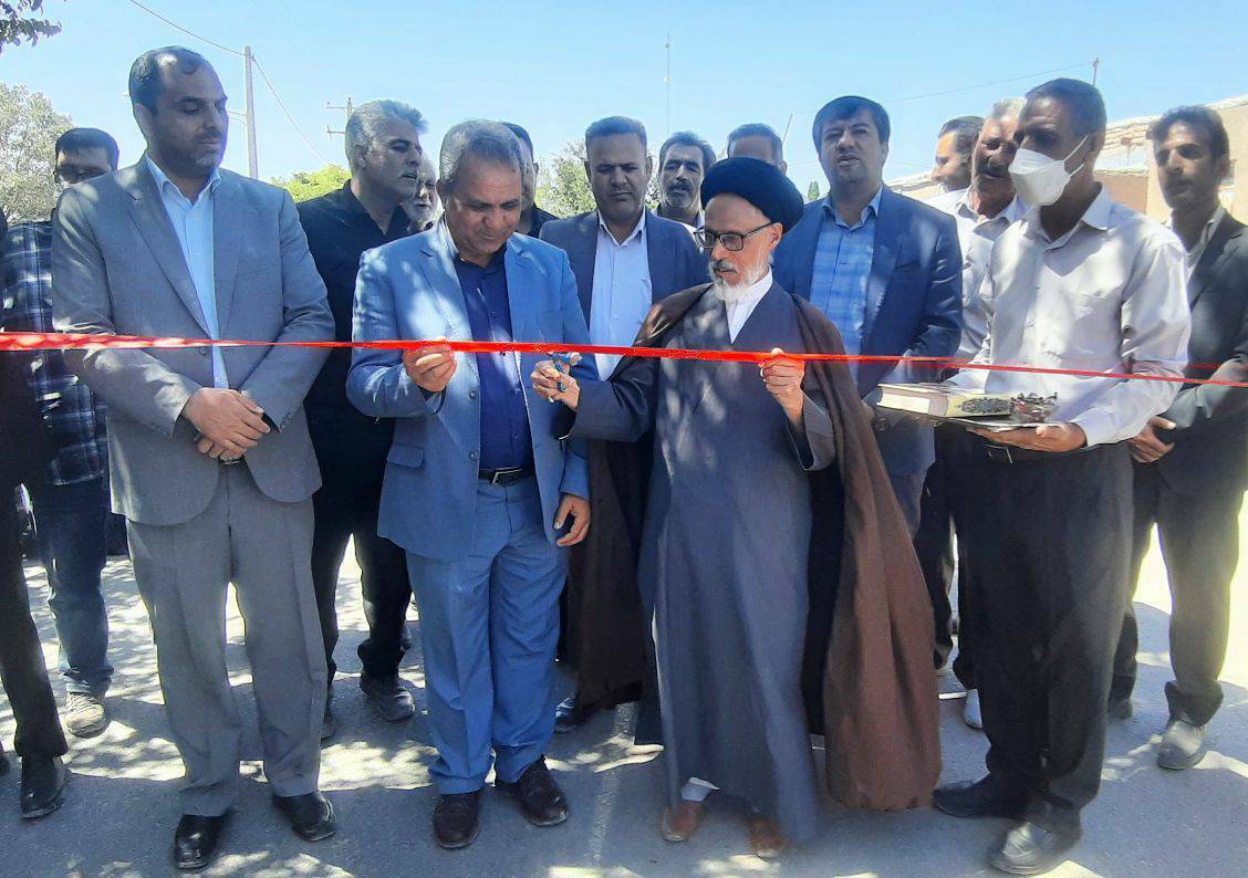 افتتاح ۱۵۰ هزار متر مربع آسفالت در ۲۴ روستای بخش زیدآباد