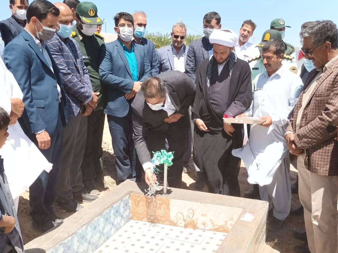 بهره مندی ساکنان ۶ روستای نگین کویر از آب آشامیدنی سالم