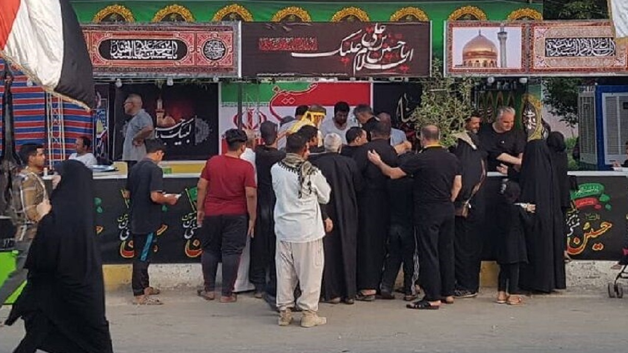 ۳۷۰ موکب سازمان اوقاف و امور خیریه به زائران اربعین خدمت رسانی می‌کنند