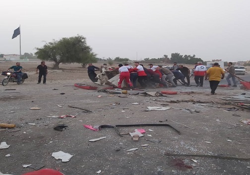 حادثه رانندگی در جاده کمربندی شوشتر