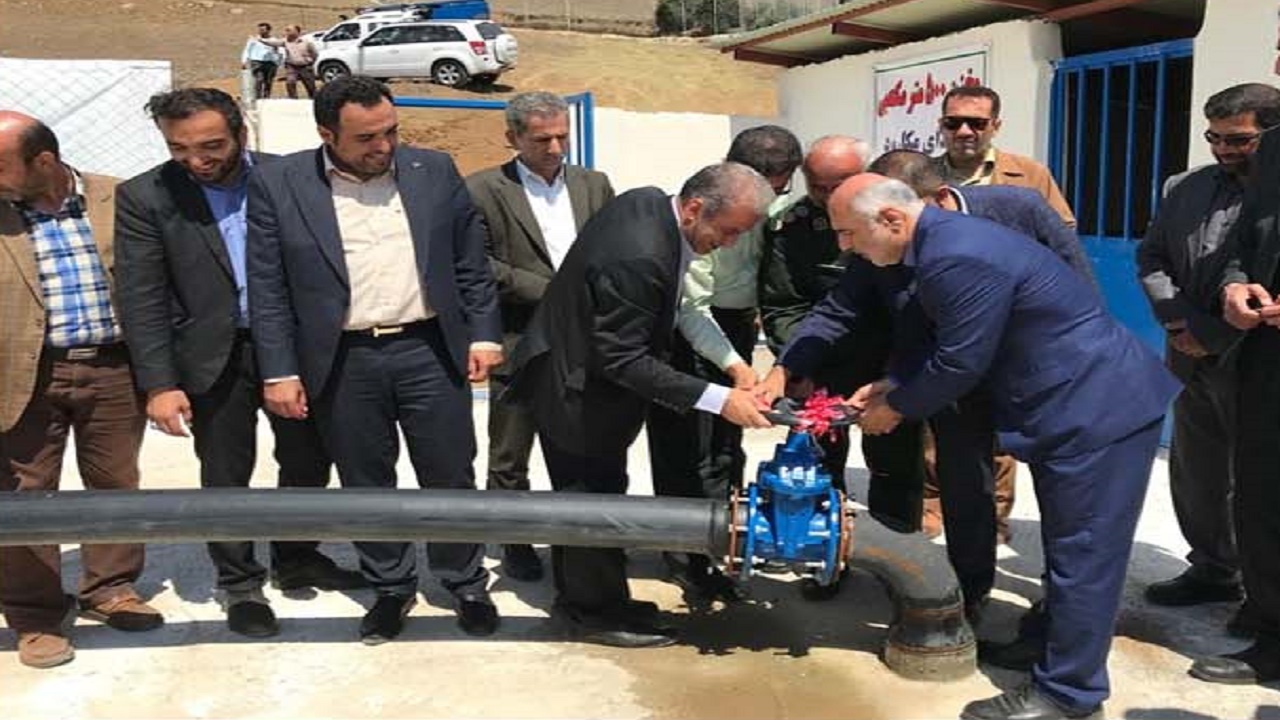 بهره مندی ۴۸۰ خانوار کلاردشتی از آب آشامیدنی سالم